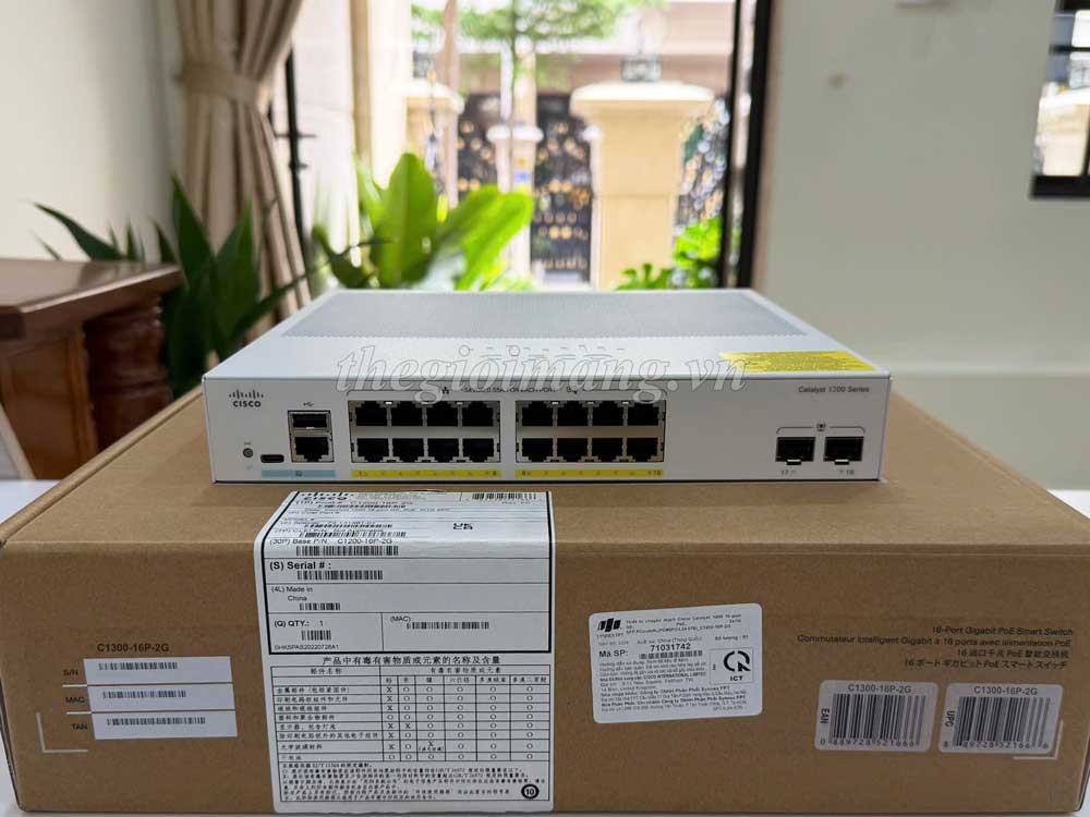 Cisco C1300-16P-2G 