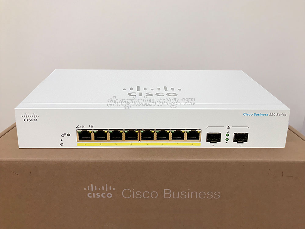 Cisco CBS220-8FP-E-2G-EU 