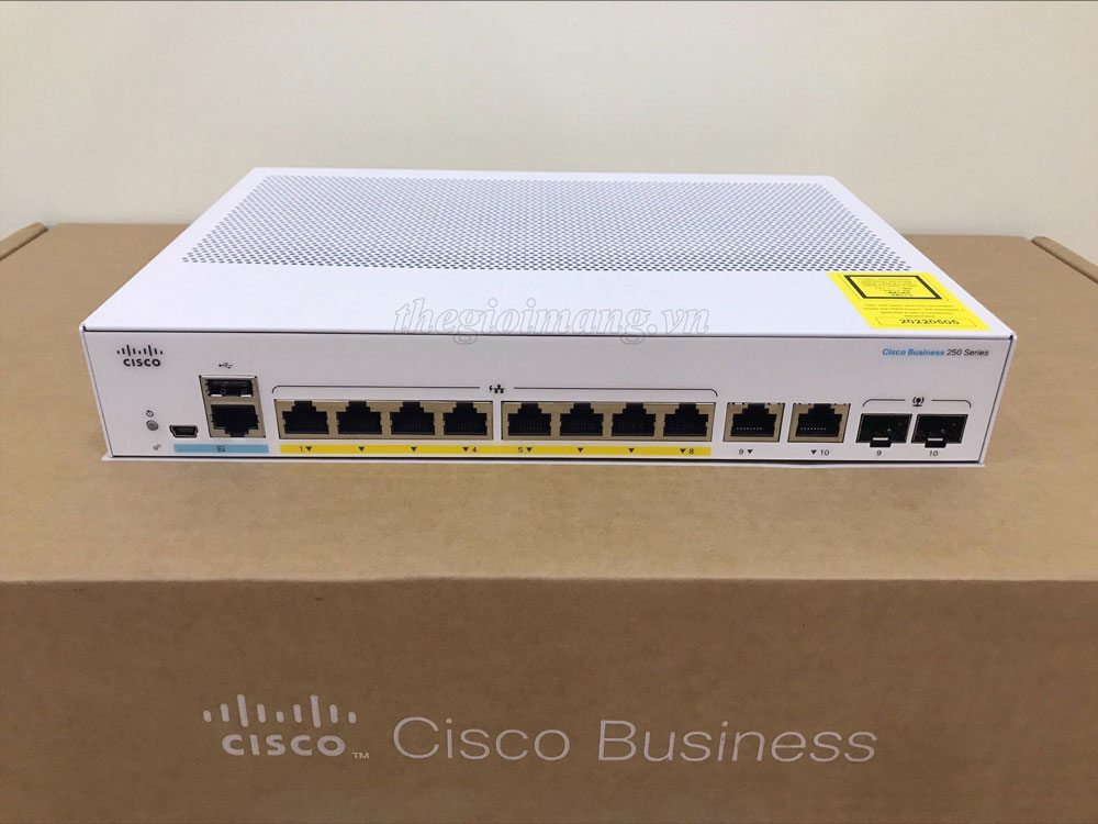 Cisco CBS250-8FP-E-2G-EU 