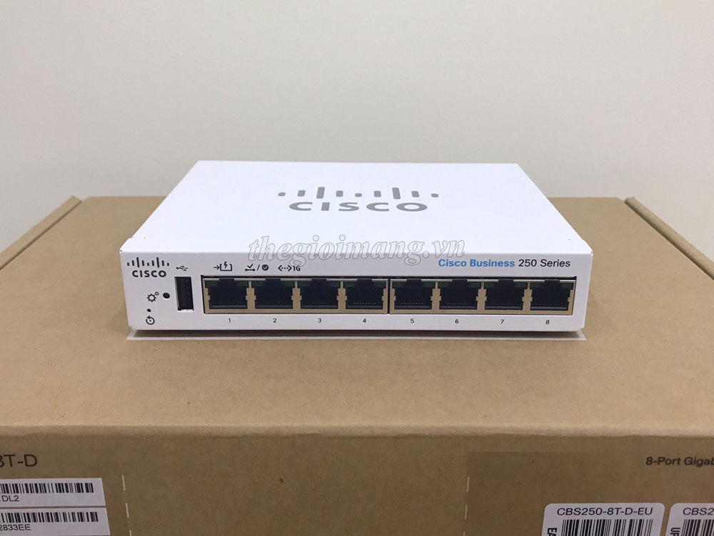 Cisco CBS250-8T-D-EU 