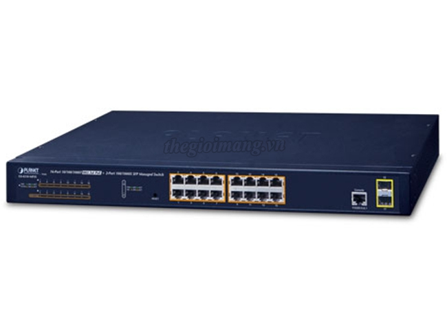 Planet GS-4210-16T2S 16-Port GbE Web-Smart/SNMP Switch
