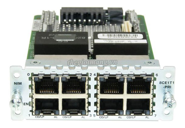 Module Cisco NIM-8CE1T1-PRI 