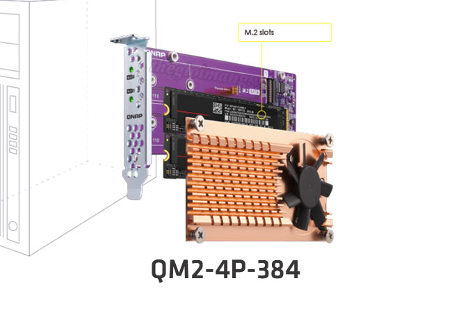 QNAP M.2 PCIe SSD Expansion...